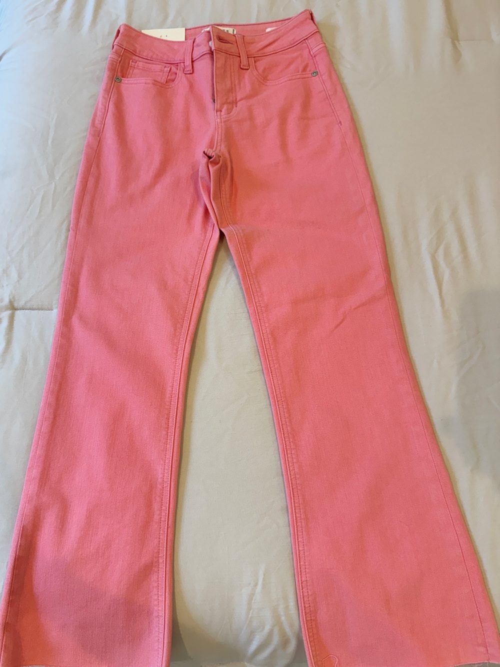 Harper Pink Flare Jeans